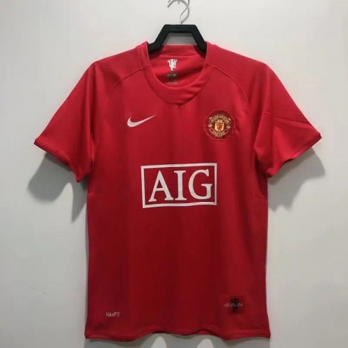 2007/2008 Retro Manchester United Home Football Shirt