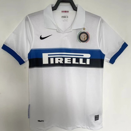 2009/2010 INT Away White Retro Soccer Jersey