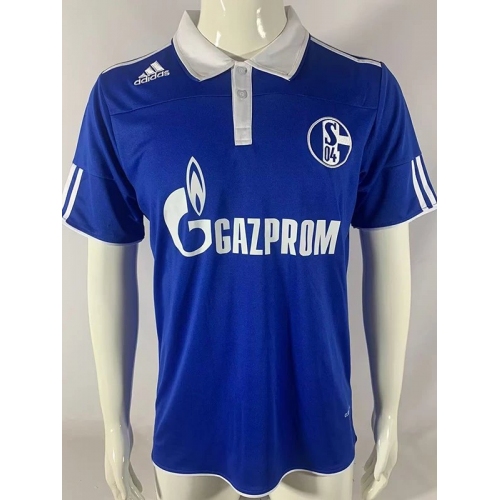 2010/2011 Schalke 04 Home Retro Soccer Jersey