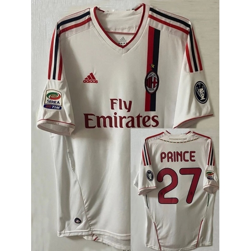 2011/2012 ACM Away Retro Soccer Jersey(Badge、Fonts)(章27号）