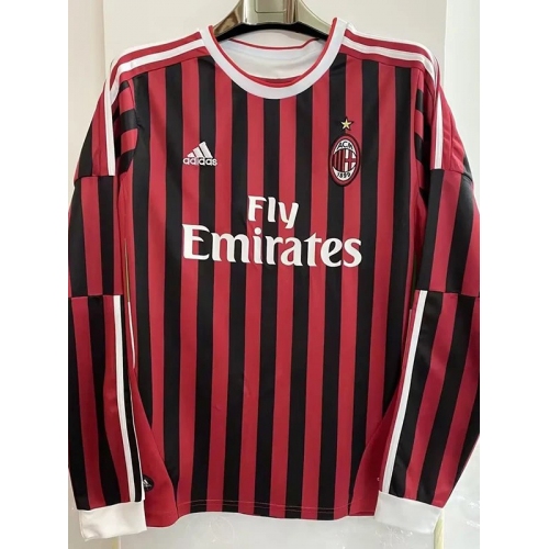 2011/2012 ACM Home Long Sleeve Retro Soccer Jersey (长袖)