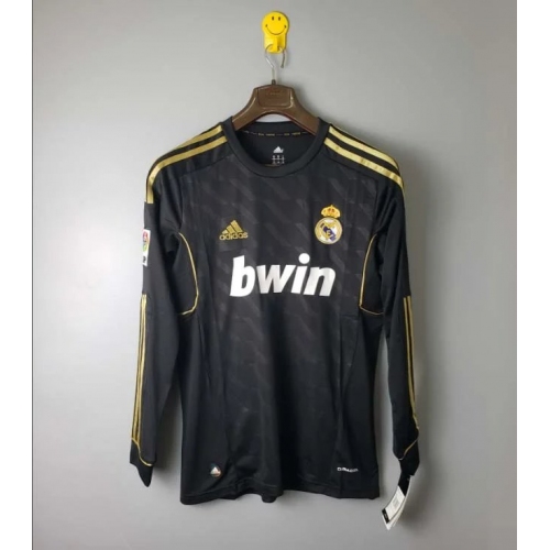 2011/2012 Retro Long Sleeve Real Madrid Away Football Shirt