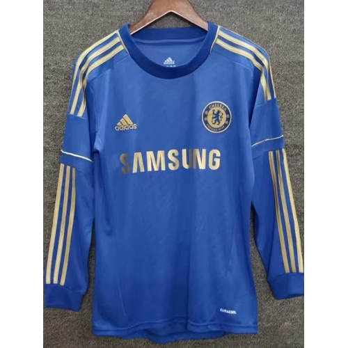 2012 CHE Home Long Sleeve Retro Soccer Jersey