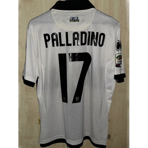 2012/2013 Parma Home Retro Soccer Jersey#17带联赛章