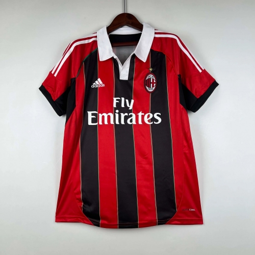 2012/2013 Retro AC Milan Home Football Shirt