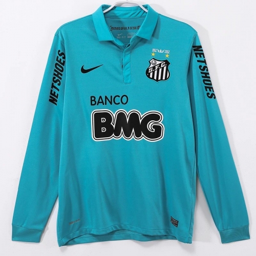 2012/2013 Santos FC Third Long Sleeve Retro Soccer Jersey