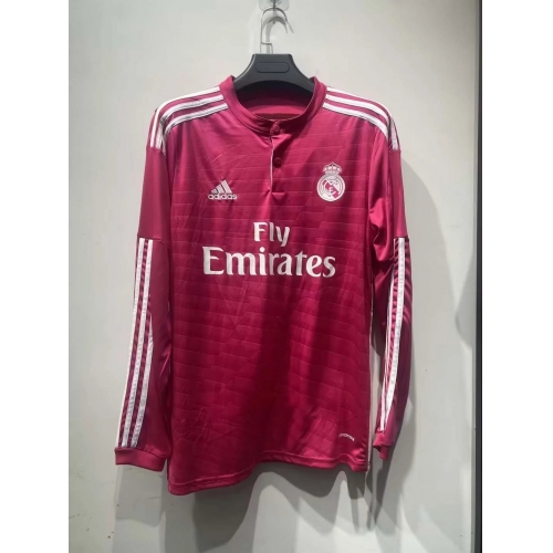 2014/2015 Retro Long Sleeve Real Madrid Away Football Shirt