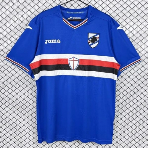 2016/2017 Sampdoria Home Retro Soccer Jersey