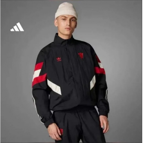 2024/2025 Manchester United Windbreaker Football Shirt Black