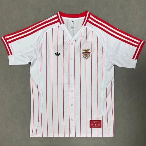 25/26 Benfica White Casusl Edition Baseball jersey