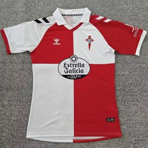 25/26 Celta Retro Edition White & Red Fans Soccer Jersey