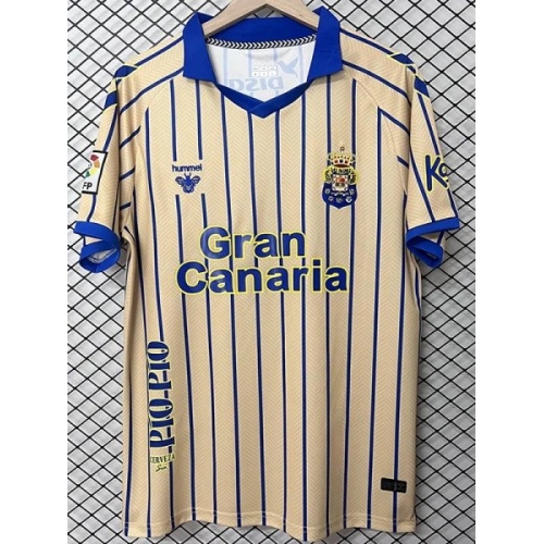 25/26 Las Palmas Yellow Retro Soccer Jersey(带复古章)