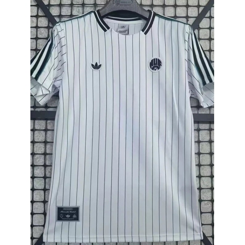 25/26 Newcastle Retro Edition White Fans Soccer Jersey
