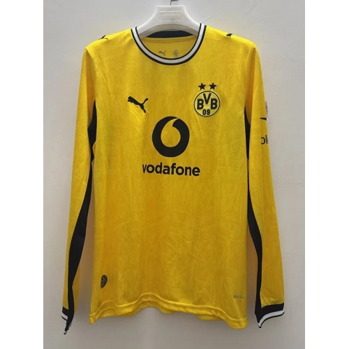26/27 Dortmund Home Long Sleeve Soccer Jersey
