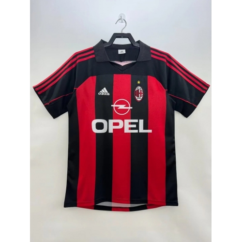 AC Milan Home Retro Jersey 2000/02