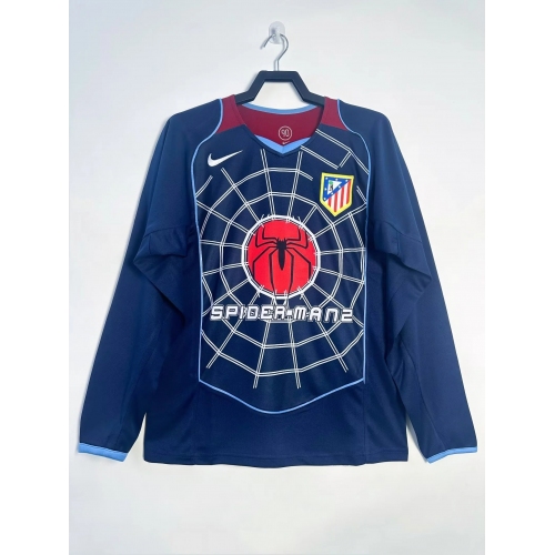 Atletico Madrid Away Long Sleeve Retro Jersey 2004/05