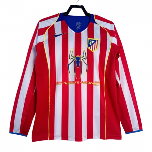 Atletico Madrid Retro Home Jersey Long Sleeve 04/05