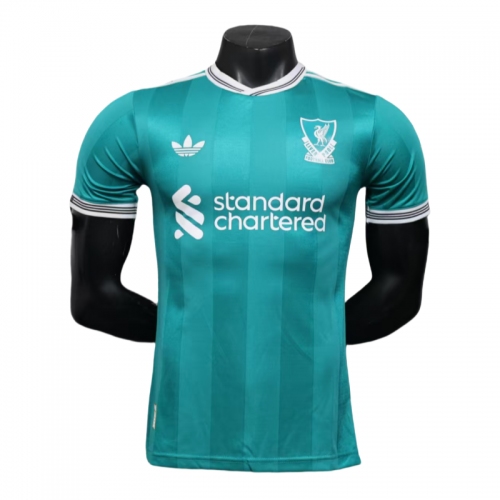 Liverpool 25-26 away green football jersey-player version