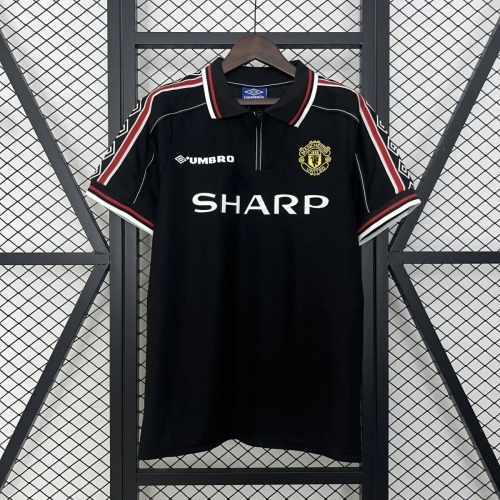 Manchester United Retro Special Edition Black Football Jersey 1998/99