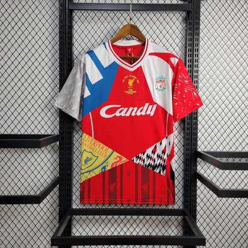 Retro Liverpool Hybrid Commemorative Edition Football Shirt