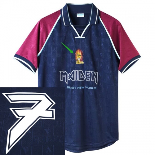 1999 West Ham Iron Lady Home #7 Retro Soccer Jersey (西汉姆铁娘子主场带7号）