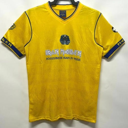 2008 Iron lady（West Ham） Yellow Retro Soccer Jersey （铁娘子）
