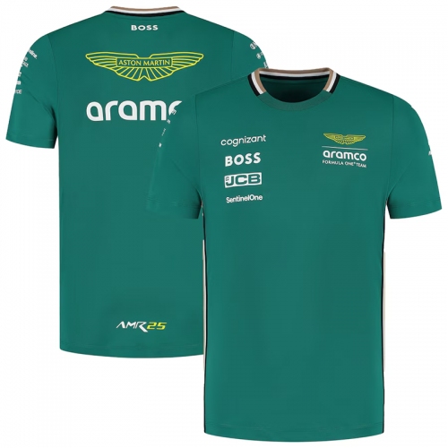 2025 Martin Aston round neck Green Racing Suit（圆领）