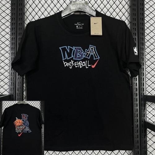 2025 T241 NK Slum Dunk Black Pure Cotton T-shirt