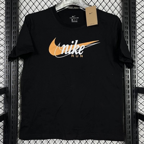2025 T245 NK Black Pure Cotton T-shirt