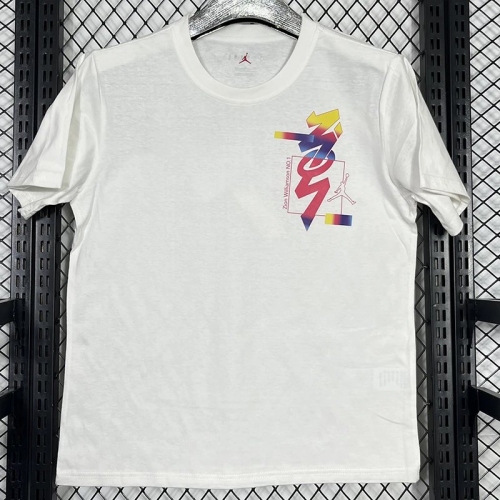 2025 T246 Flying Man White Pure Cotton T-shirt(小标）