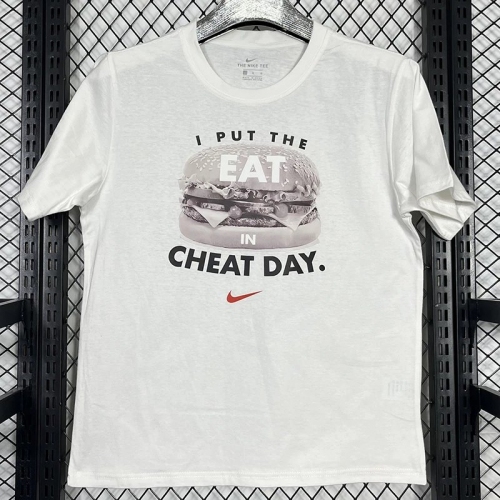 2025 T247 Hamburger ETA NK White Pure Cotton T-shirt