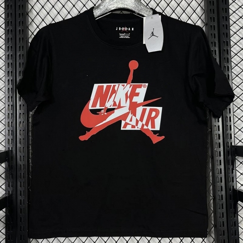 2025 T249 Flying Man Black Pure Cotton T-shirt
