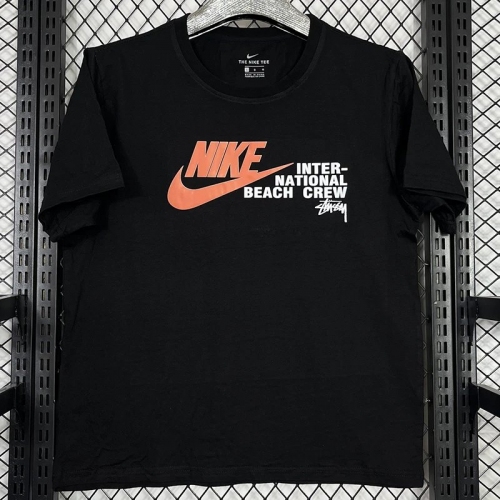 2025 T253 Co Branded Edition NK Black Pure Cotton T-shirt