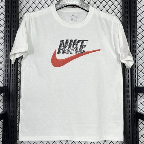 2025 T254 NK White Pure Cotton T-shirt