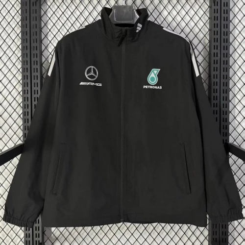 2026 Mercedes Black windbreaker