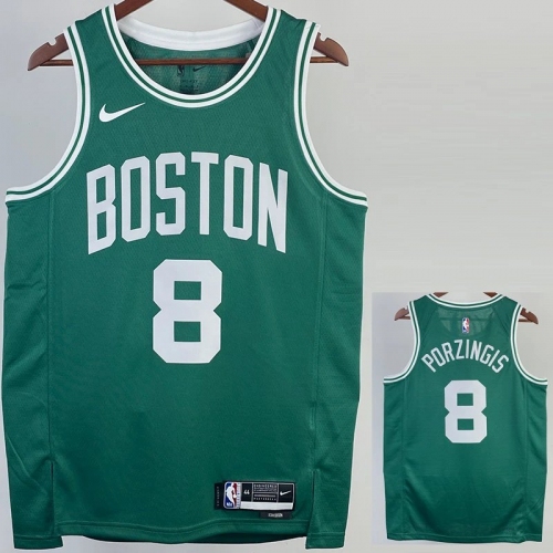 22/23 CELTICS PORZINGIS #8 Green Top Quality Hot Pressing NBA Jersey