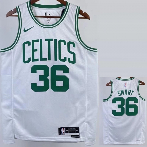 22/23 CELTICS SMART #36 White Top Quality Hot Pressing NBA Jersey