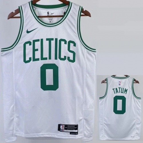 22/23 CELTICS TATUM #0 White Top Quality Hot Pressing NBA Jersey