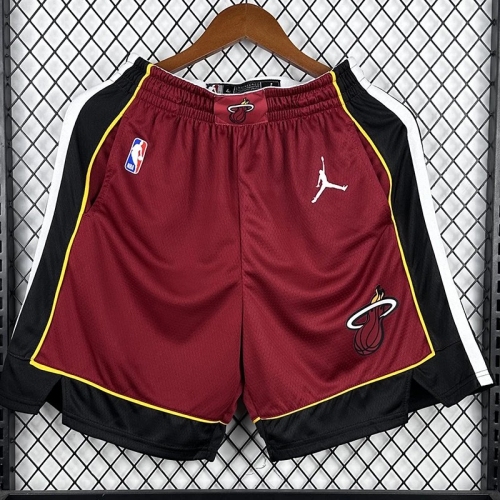 22/23 Heat Red Flying Man Top Quality NBA Pants（飞人限定）
