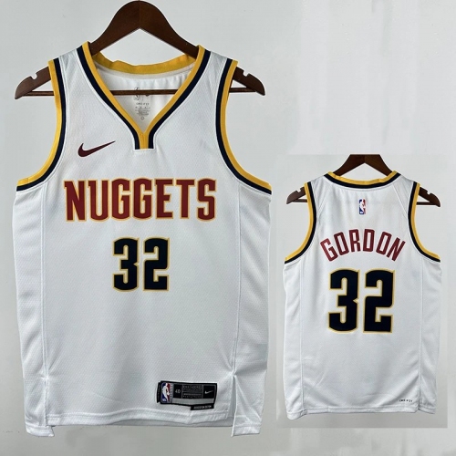 22/23 Nuggets GORDON #32 White Top Quality Hot Pressing NBA Jersey