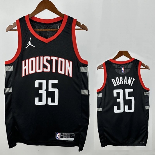 22/23 ROCKETS DUR ANT #35 Black Flying Man Edition Top Quality Hot Pressing NBA Jersey