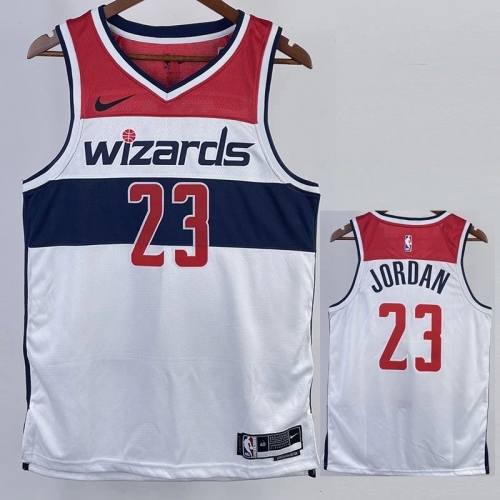 22/23 Wizards #23 White Top Quality Hot Pressing NBA Jersey