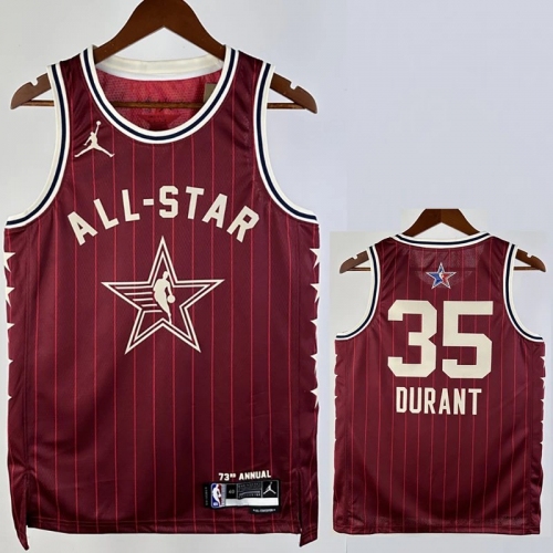 23/24 ALL-STAR DURANT #35 Red Top Quality Hot Pressing NBA Jersey