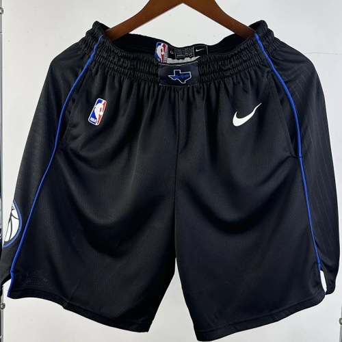 23/24 Mavericks Black City Edition Top Quality NBA Pants
