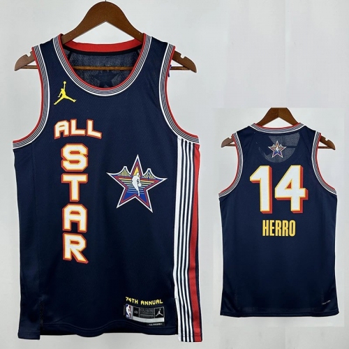 24/25 ALL-STAR HERRO #14Royal Blue Top Quality Hot Pressing NBA Jersey