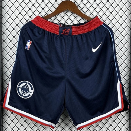 24/25 CLIPPERS Blue Top Quality NBA Pants