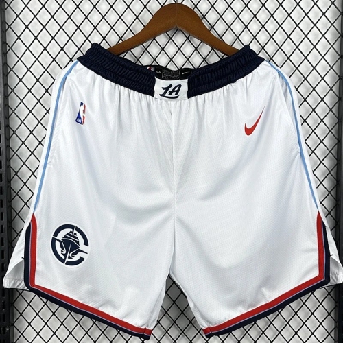 24/25 CLIPPERS White Top Quality NBA Pants