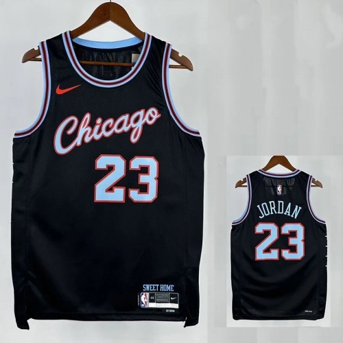 25/26 BULLS # 23 Black City Edition Top Quality Hot Pressing NBA Jersey