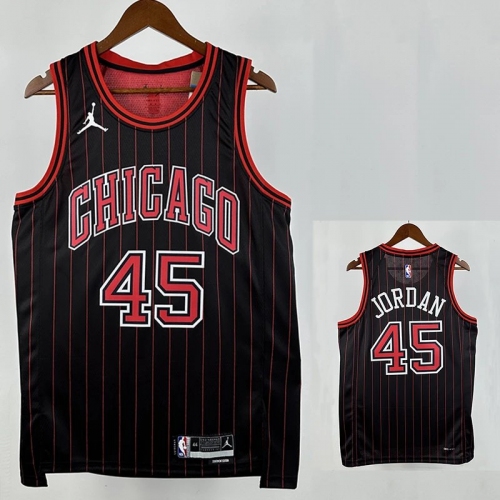 25/26 BULLS # 45 Flying Man Limited Edition Top Quality Hot Pressing NBA Jersey