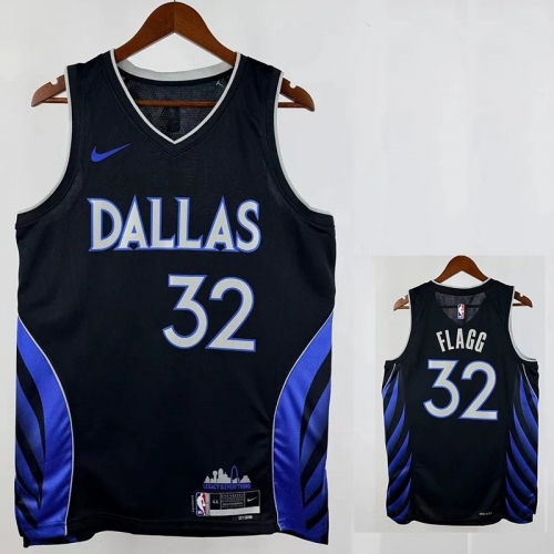 25/26 Dallas Mavericks FLAGG #32 Black City Edition Top Quality Hot Pressing NBA Jersey